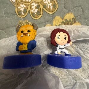 NIB McDonald’s Disneyland 70 Years Happy Meal toys Beast and Princess Leia